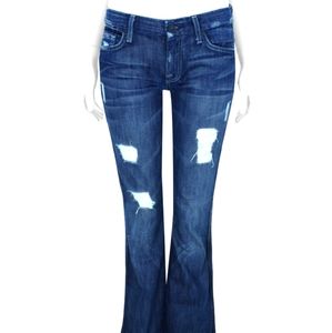 ❤️ 7 For All Mankind Destroyed Flare-Size 26